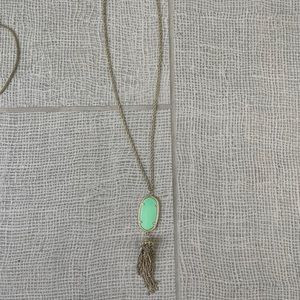 Classic Kendra Scott Tassel Necklace - green